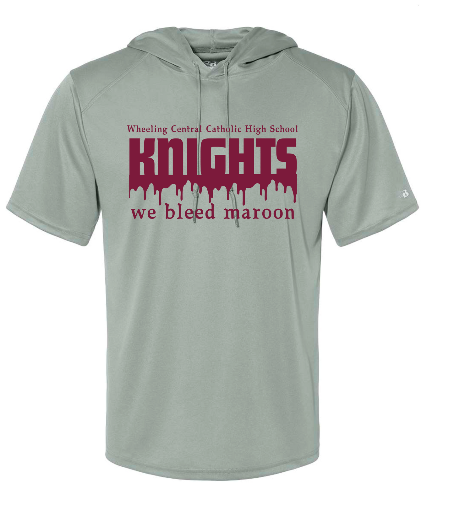 Gray Hooded T-Shirt