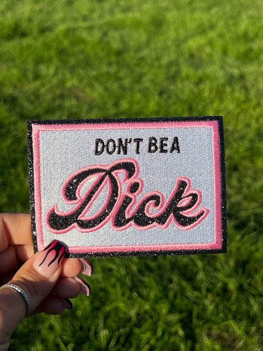 Don't be a