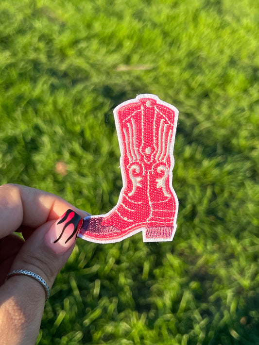 Pink cowgirl boot