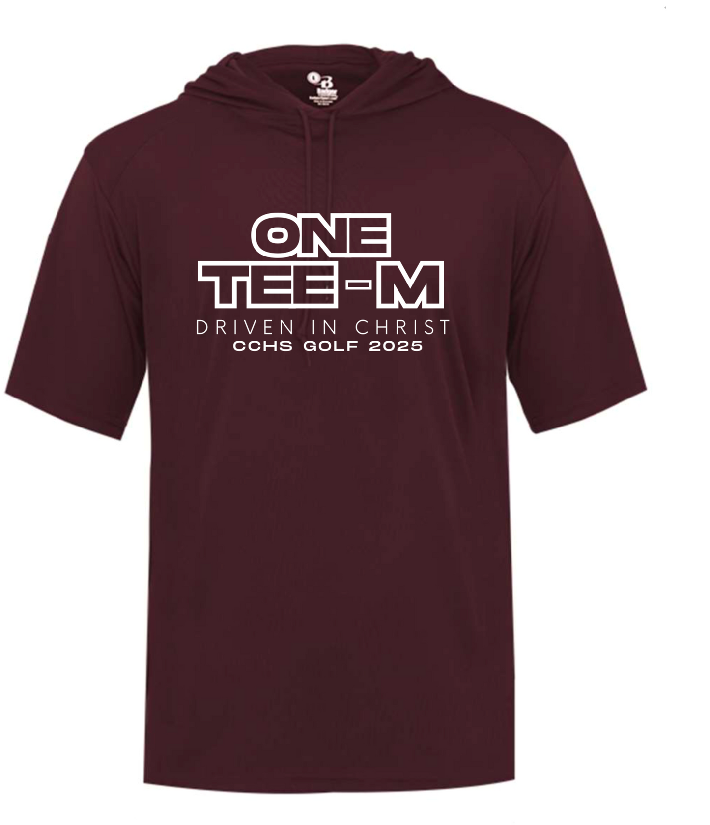 Maroon Hooded T-Shirt