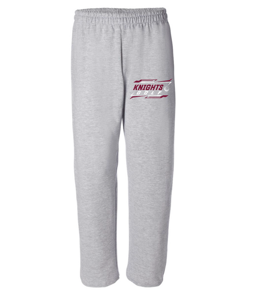Open bottom sweatpants