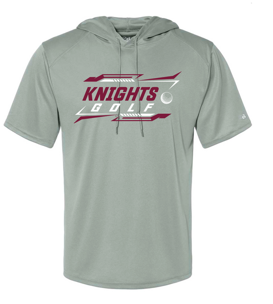 Gray Hooded T-Shirt