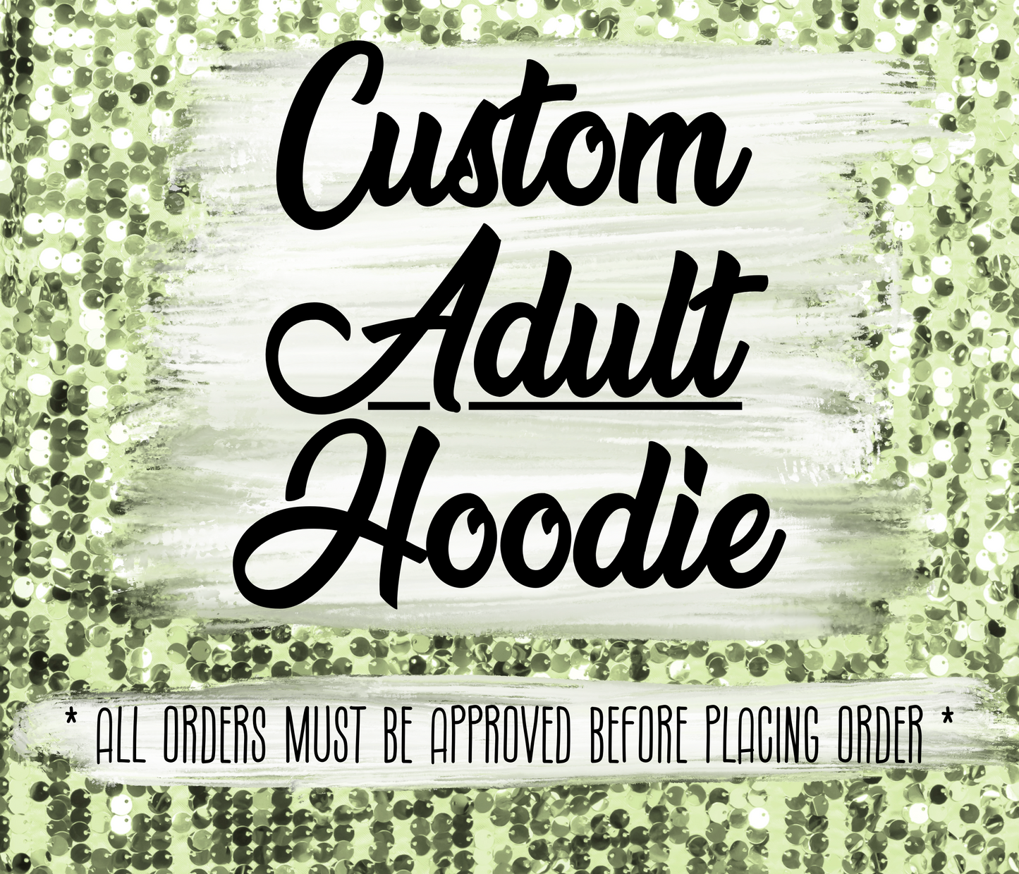 Custom Adult hoodie