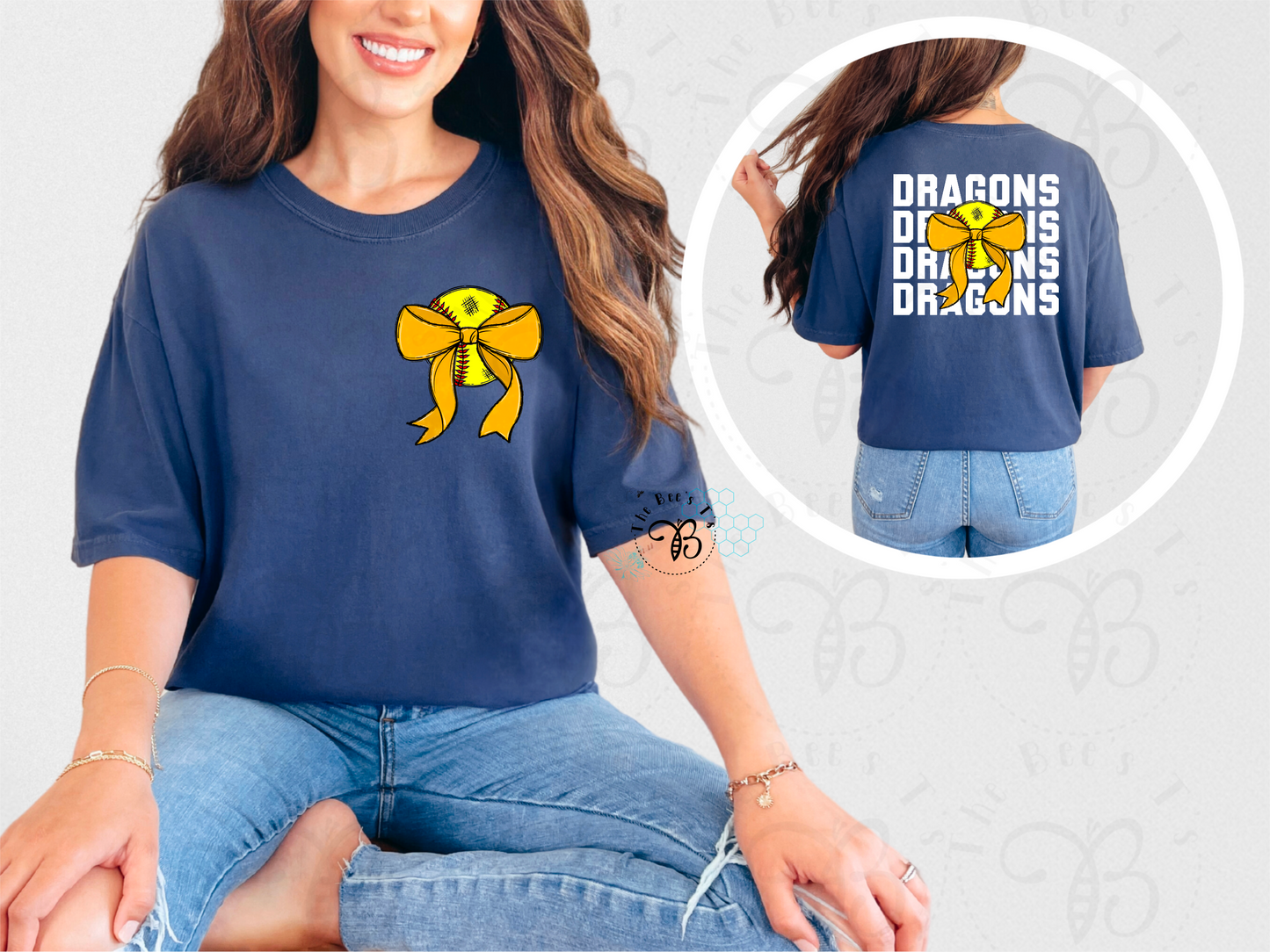 Dragons Softball bow