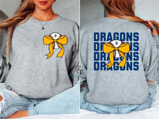 Dragons Baseball bow