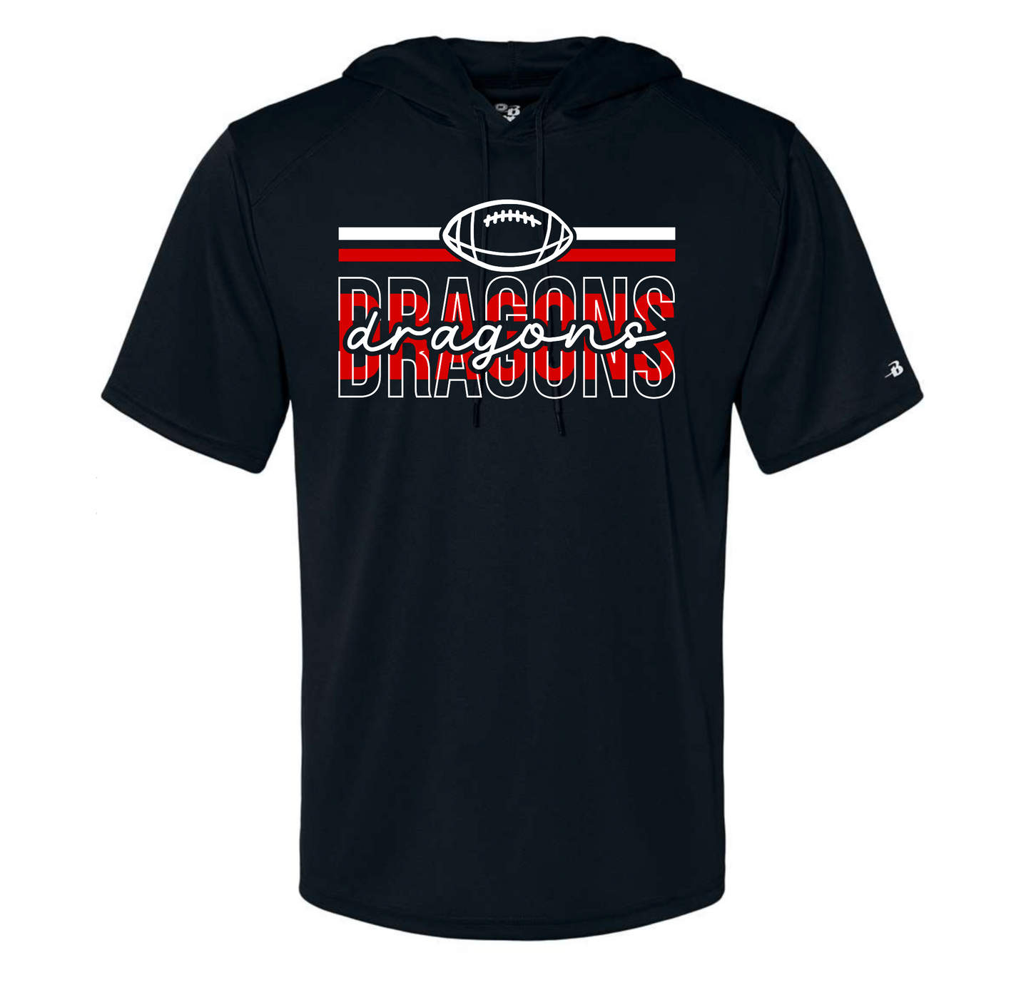 Hooded Lightweight Tee Football GD