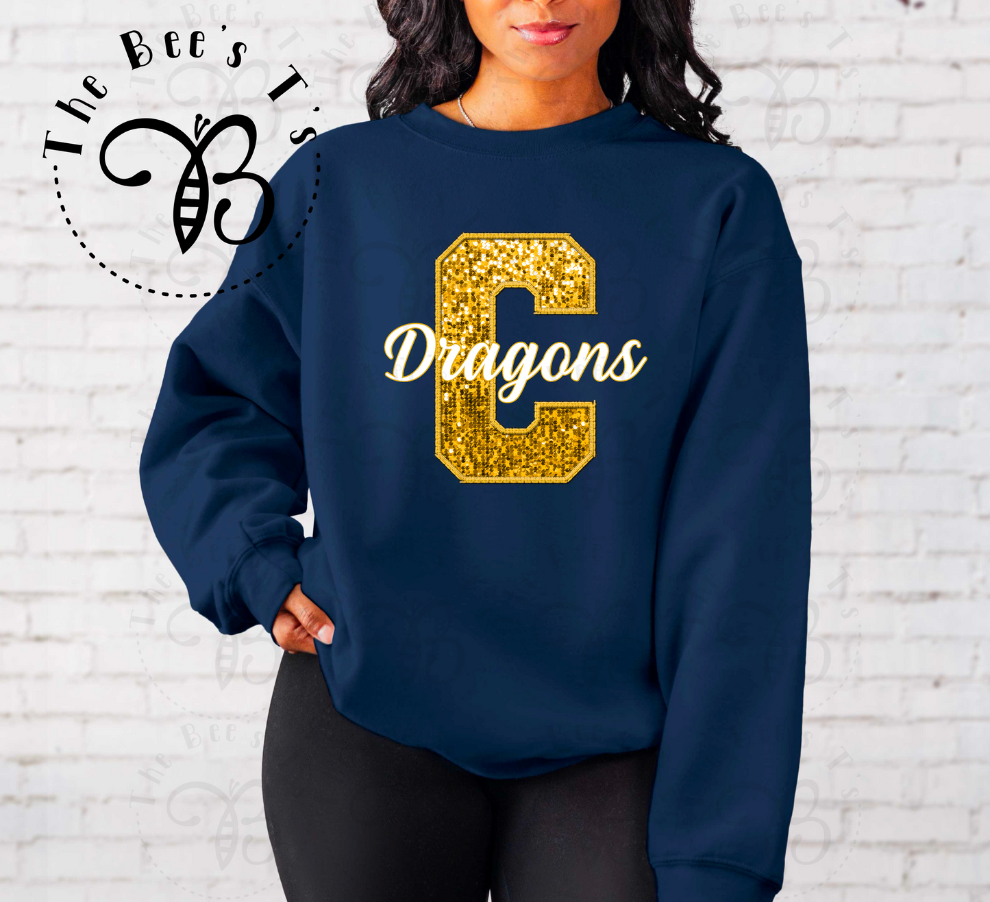 Dragons Faux Sequins