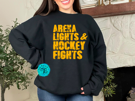 Arena Lights & Hockey Fights