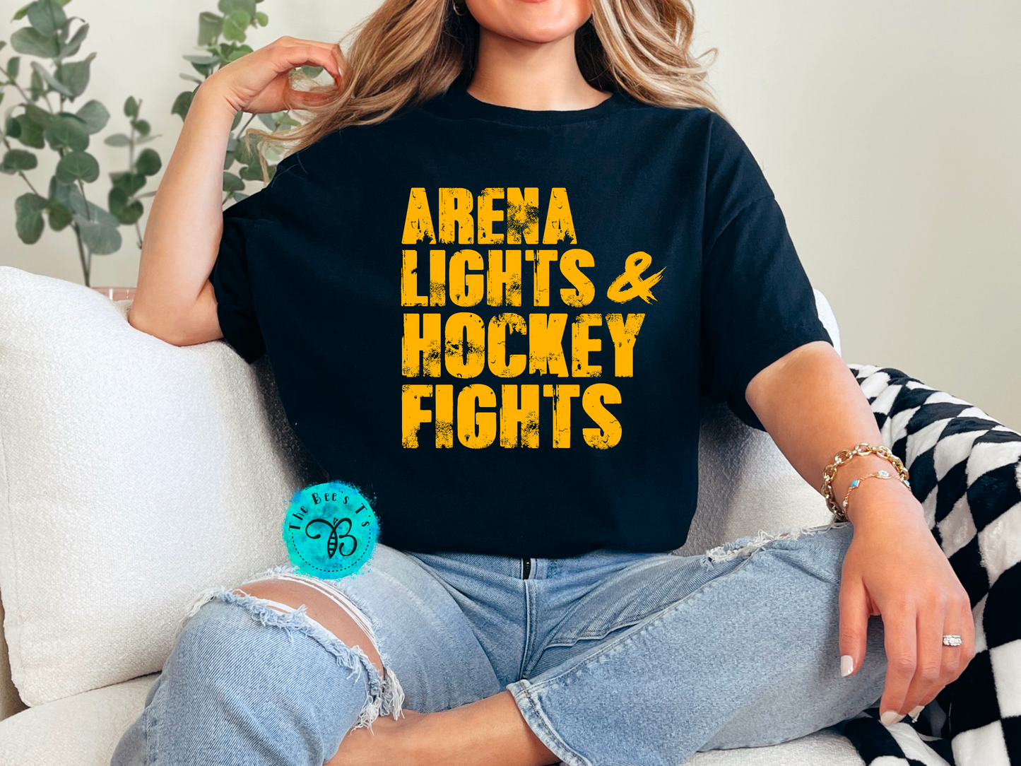 Arena Lights & Hockey Fights