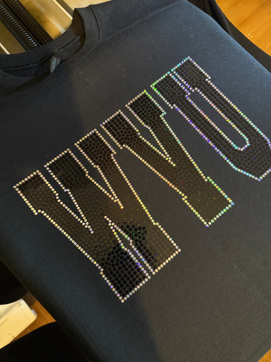 WVU Spangle Black