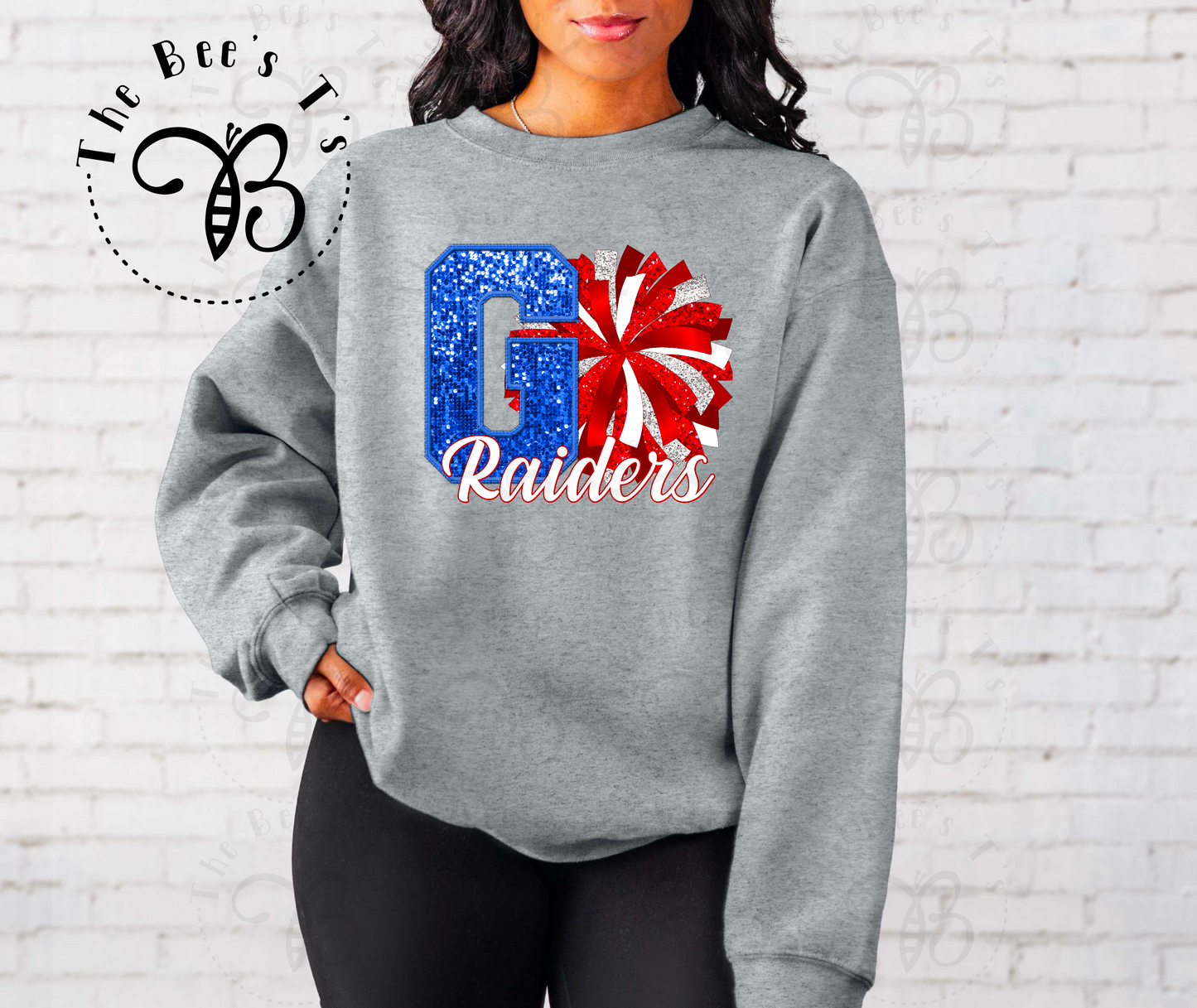 Raiders Cheer Faux Sequin