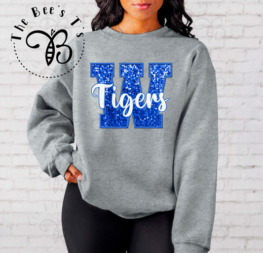 Tigers Faux Sequins